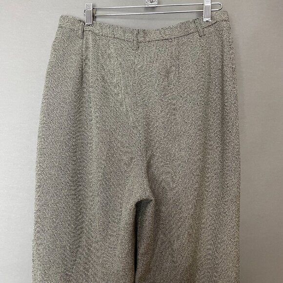 Vintage Larry Levine Slacks Women High Waisted Trousers Woven Office Retro Style - Picture 6 of 14